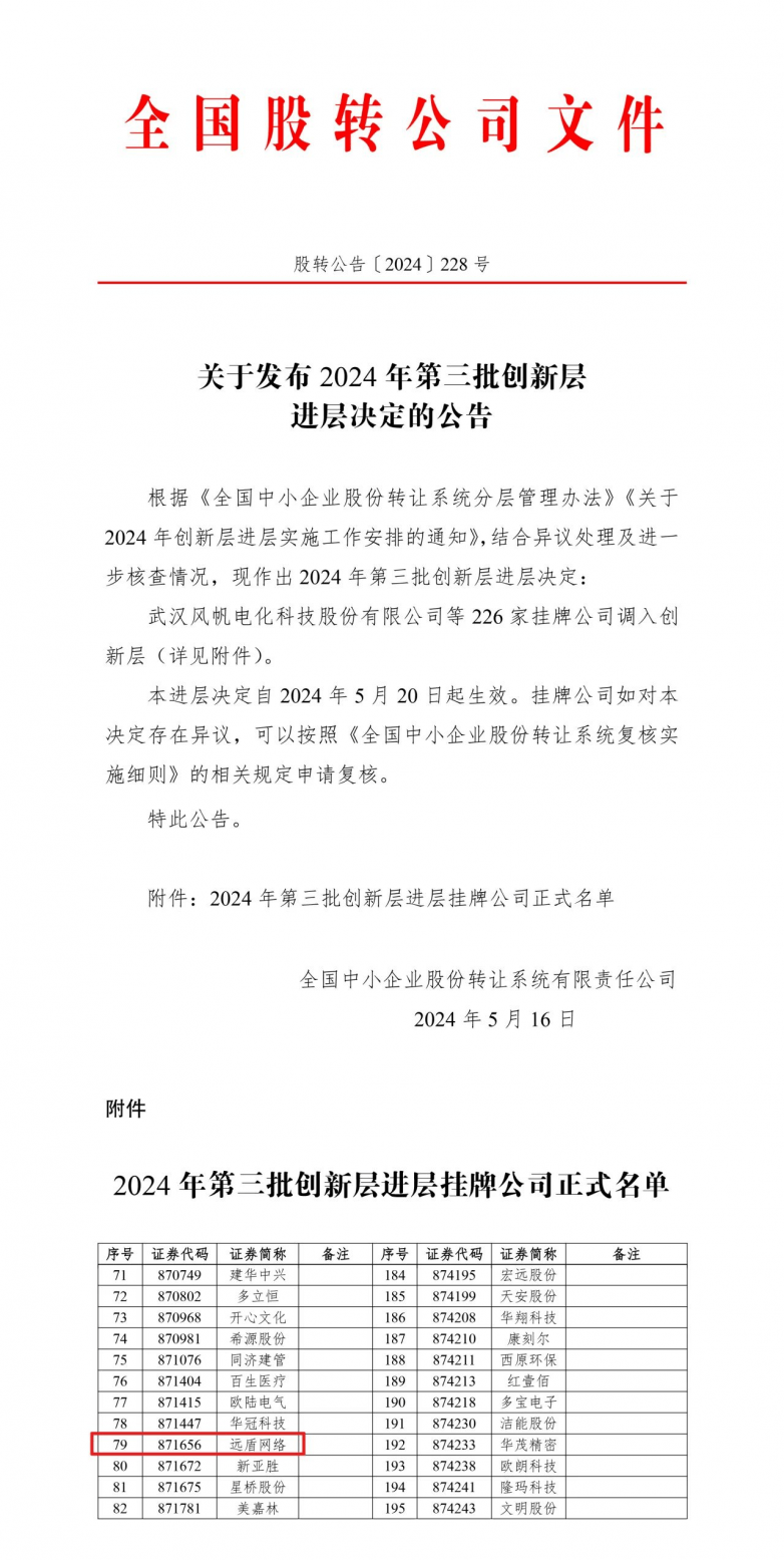 新三板创新层公司川东磁电新增专利信息授权：“一种组装式高精度温湿度传感器”