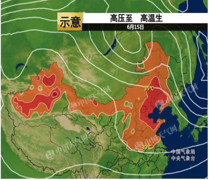 为什么近期南方持续强降雨 北方高温不退？