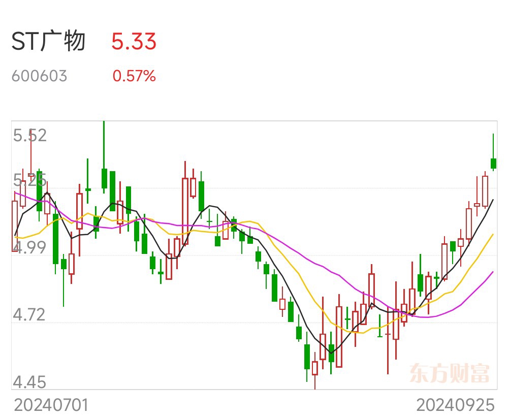 ST广物财务虚假结案，9高管受罚 孙广信为公司实际控制人