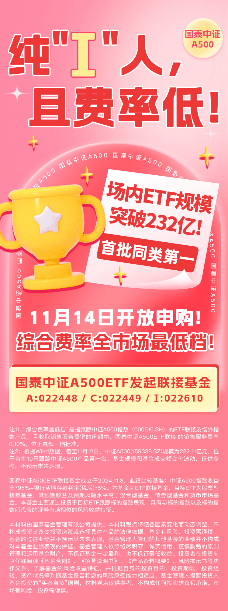 大扩容!超千只基金产品费率低至“地板价”