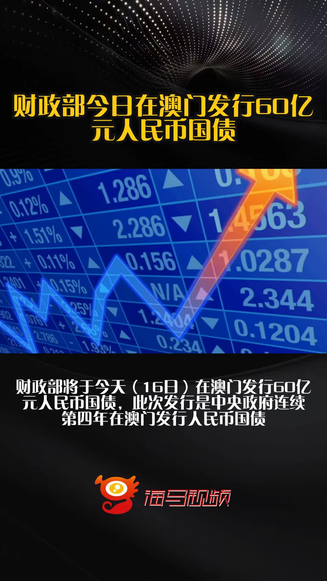 财政部将于8月份在香港发行125亿元人民币国债