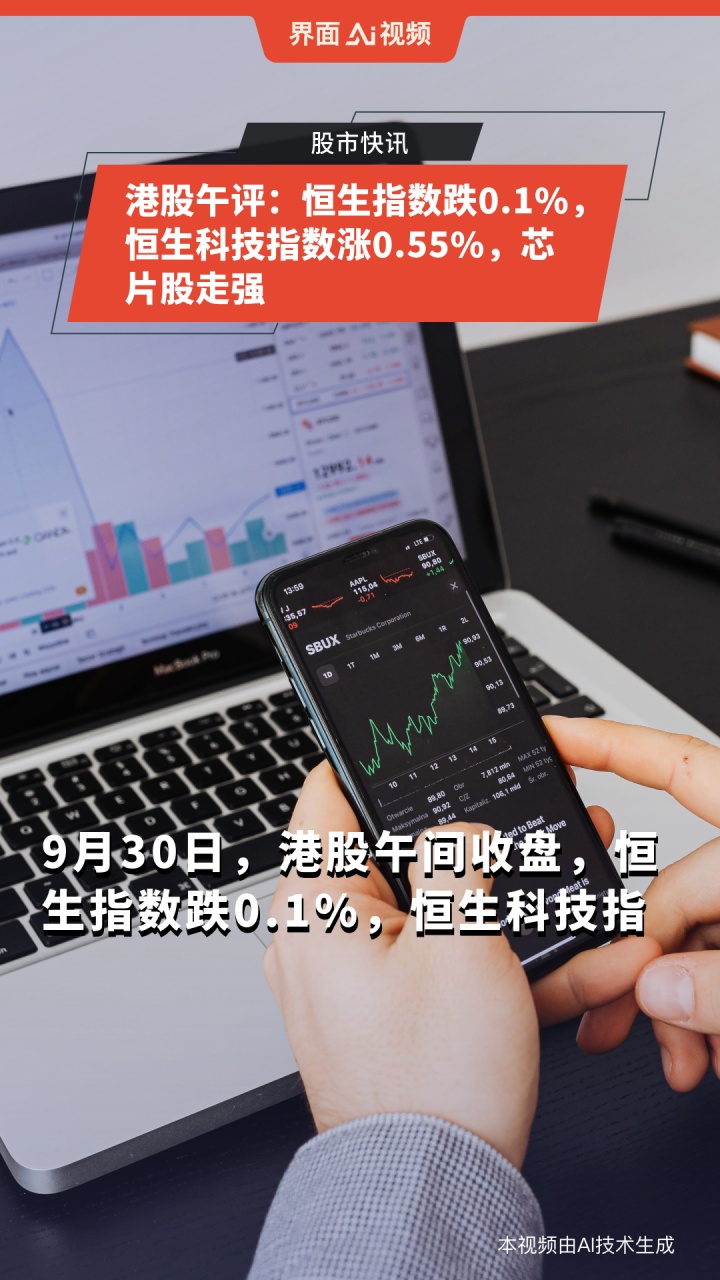 港股开盘：恒生科技指数涨1.93%，恒生指数涨1.32%