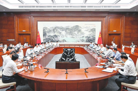 河南省委省政府与中国人民银行在京举行工作会谈