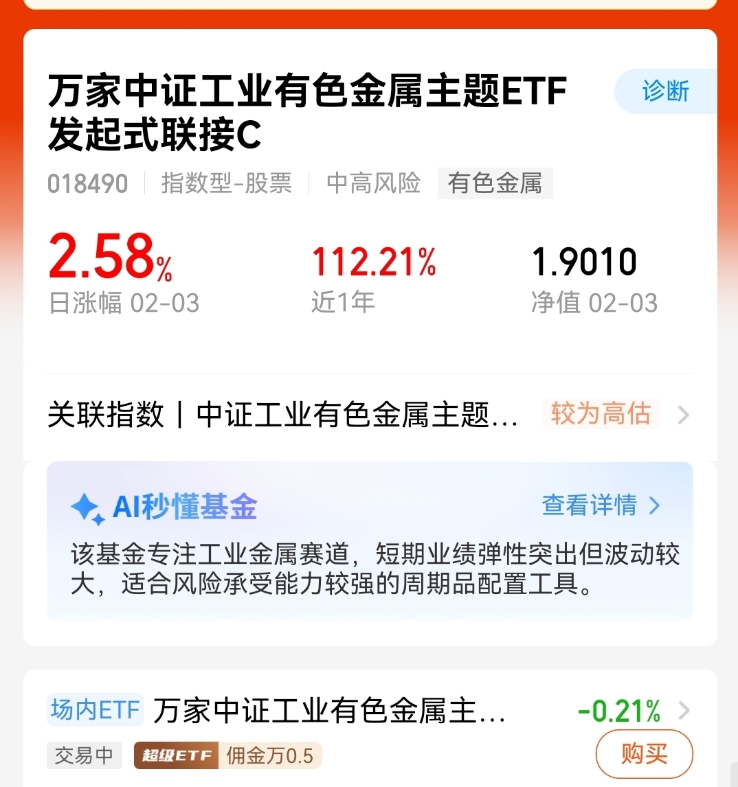 有色金属强势反弹，黄金ETF国泰（518800）涨超4.5%