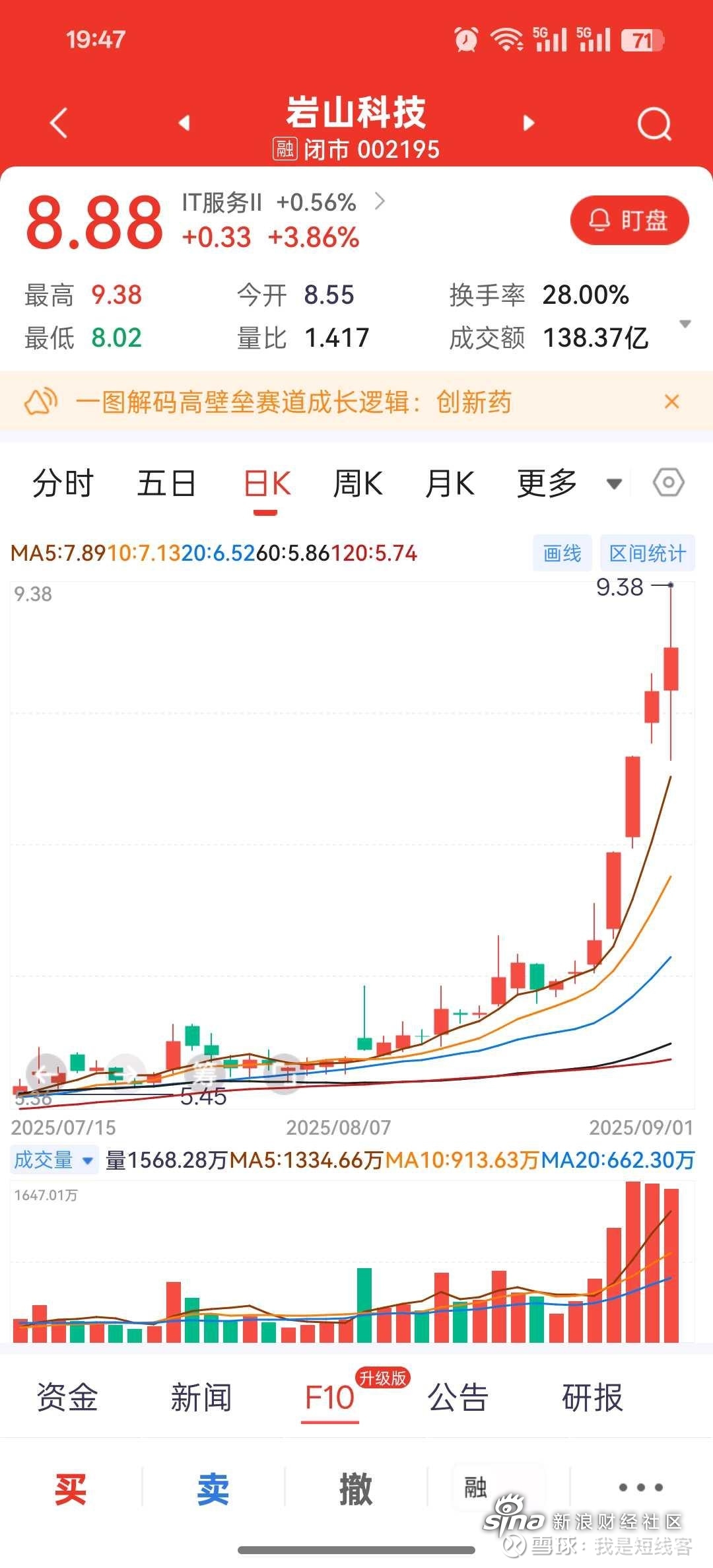 爱尔眼科大宗交易成交5327.49万元,买卖双方均为机构专用席位