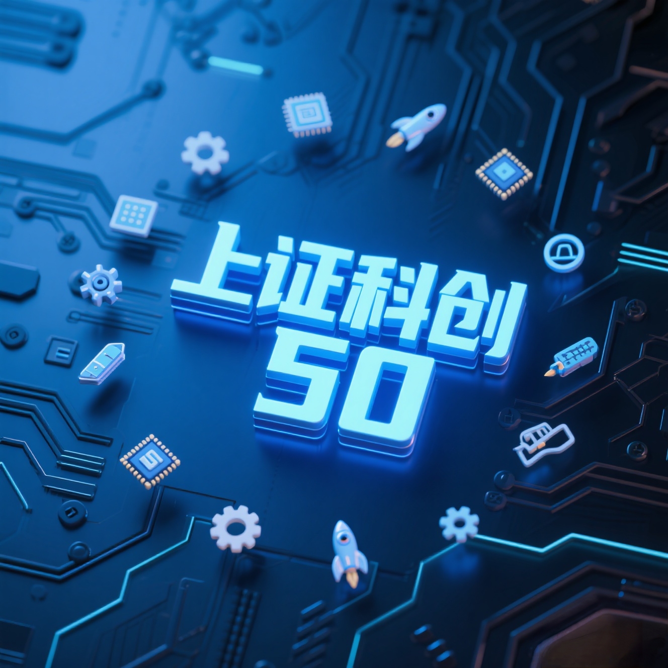 20cm速递|科技主线持续走强，全市最低费率科创50ETF华夏（588000）强势上行！