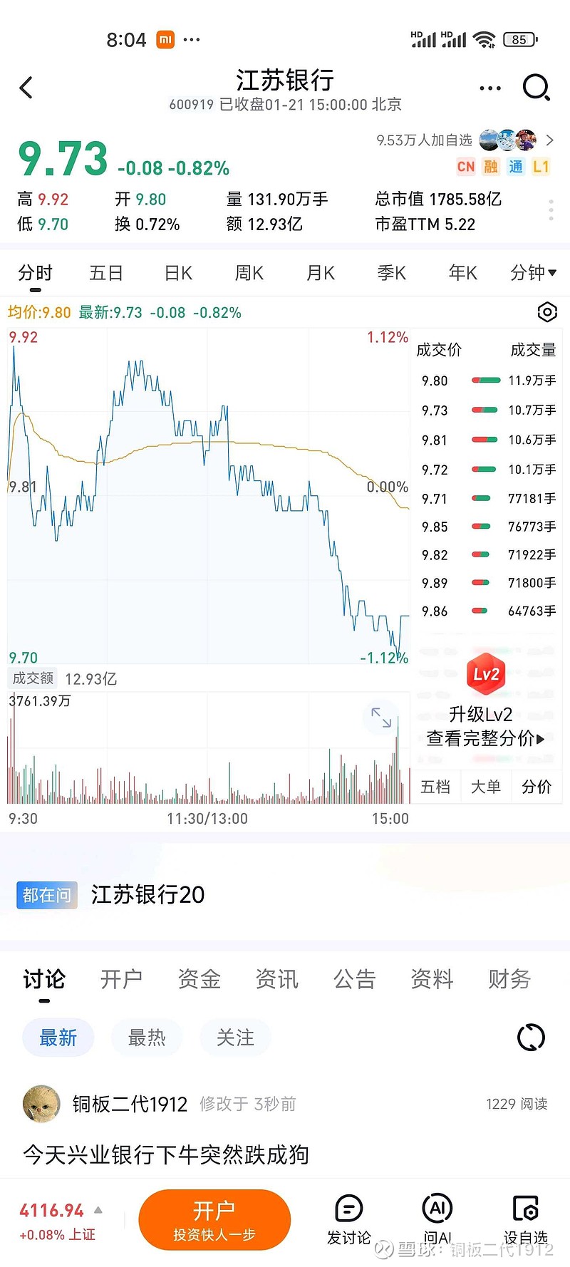 今日17只A股跌停 综合行业跌幅最大